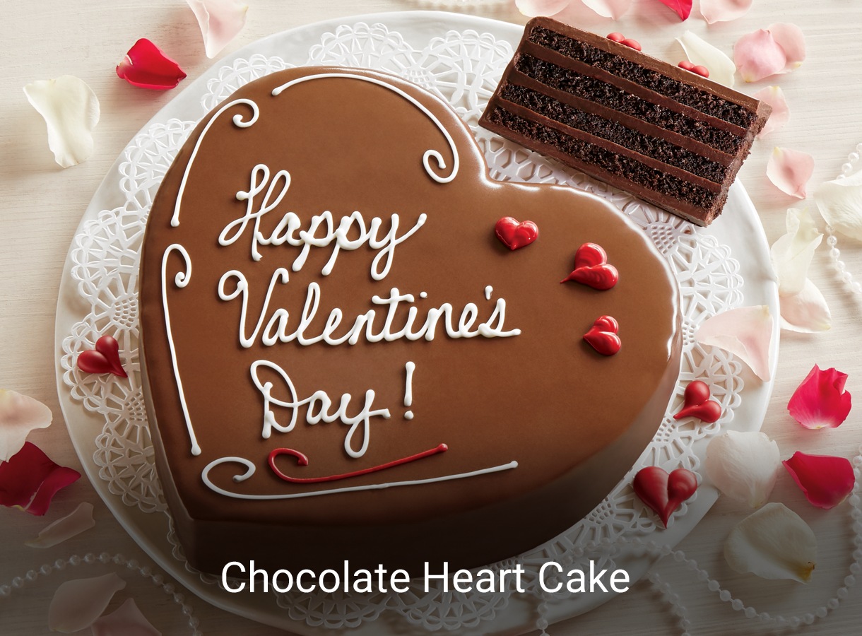 Chocolate Heart Cake Swiss Colony